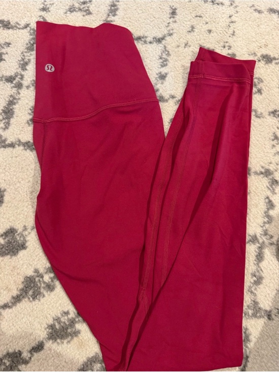 lululemon athletica Pants - Lululemon High-Rise Align Leggings in Deep Berry Red